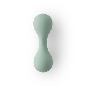 Mushie Silicone Baby Rattle Toy - Cambridge Blue